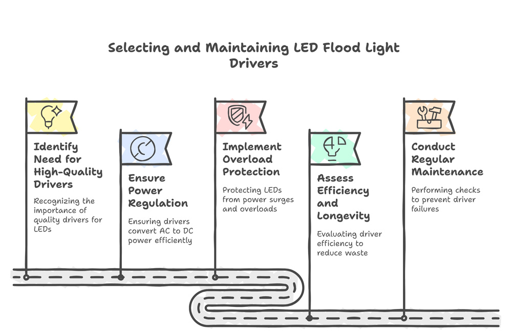 LED Drivers Play in the Lifespan of Flood Lights