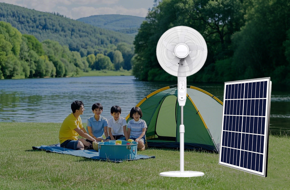 Solar-Generator-Power-a-Fan